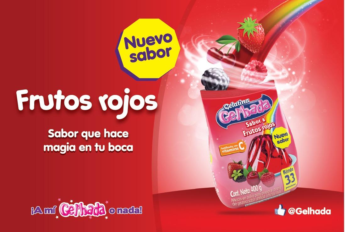 Gelatina de frutos rojos