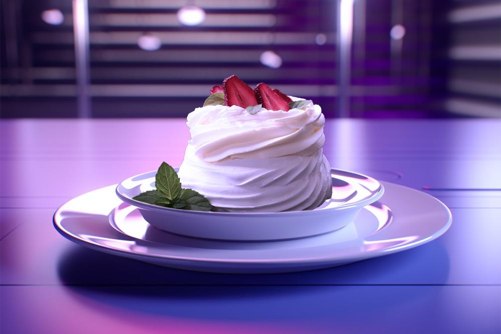 Pavlova con Chantilly