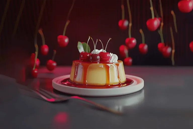 Flan con Chantilly