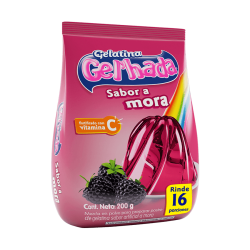 Gelatina tradicional sabor a Mora | 200 g