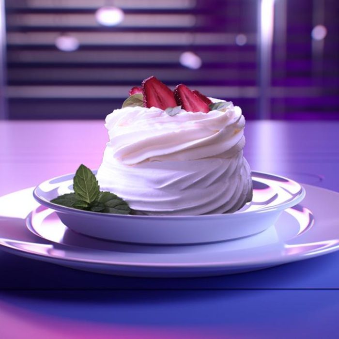 Pavlova con Chantilly